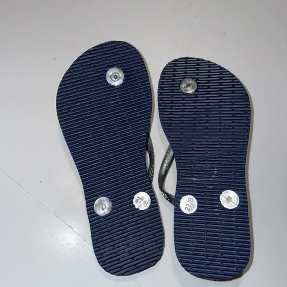 Havaianas‎ flip flops Patriotic Red White Blue Stars Sandals Little kid 11/12C